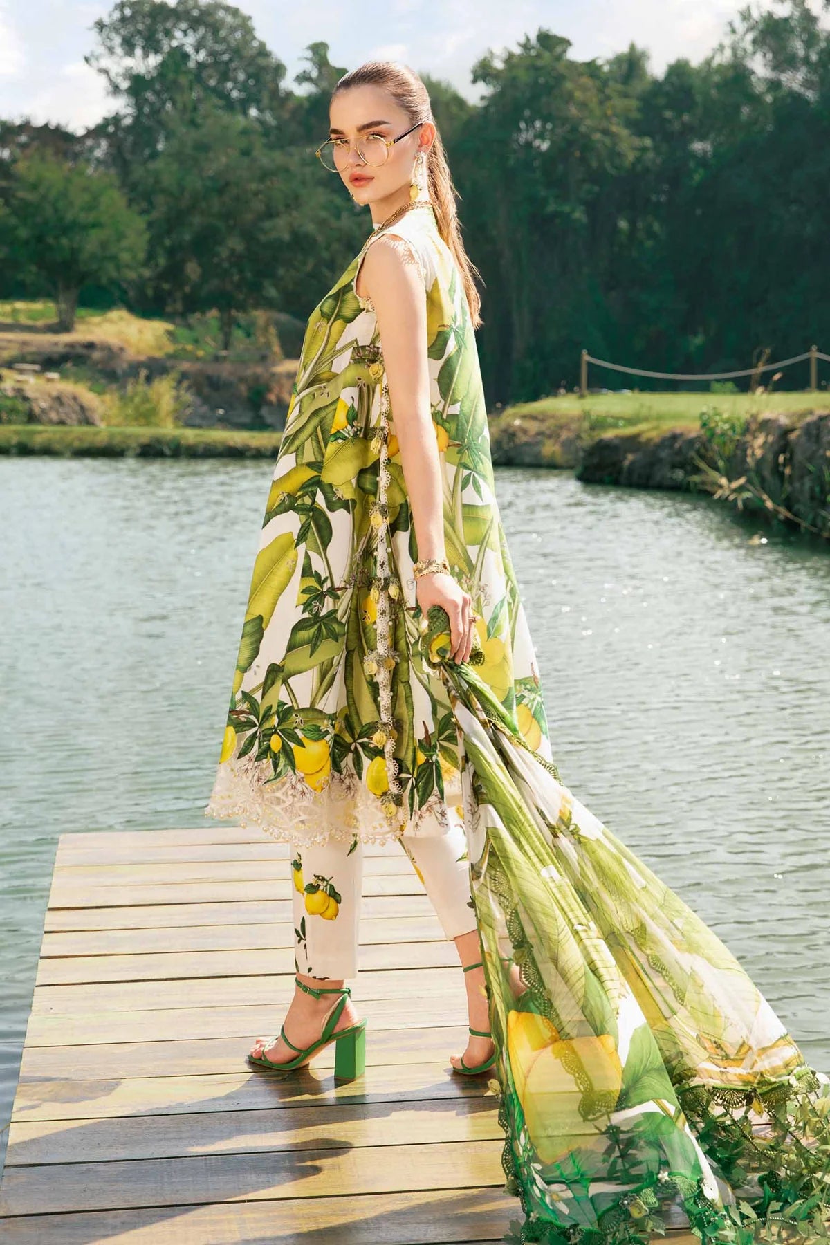3 Piece Unstitched Lawn Suit | MPT-2503-A