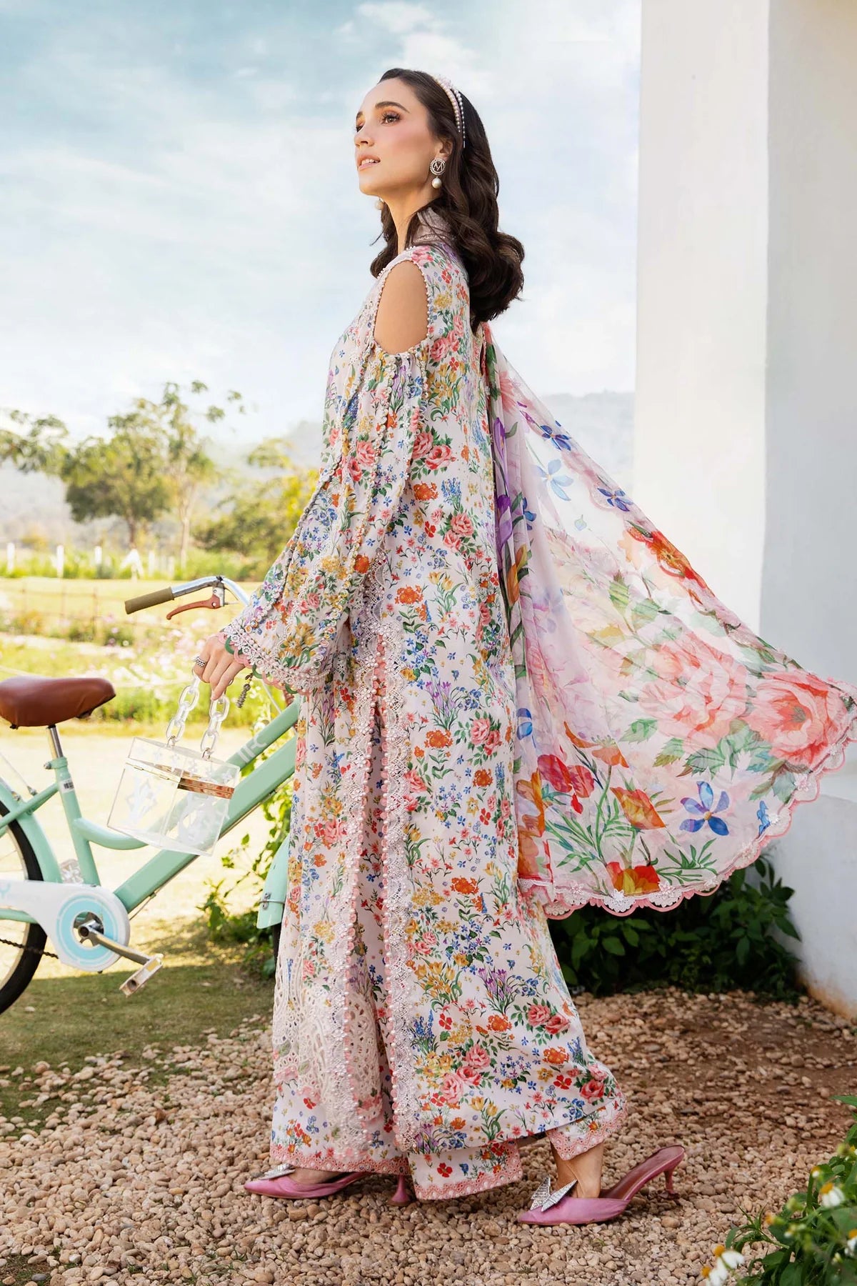 3 Piece Unstitched Lawn Suit | MPT-2507-A