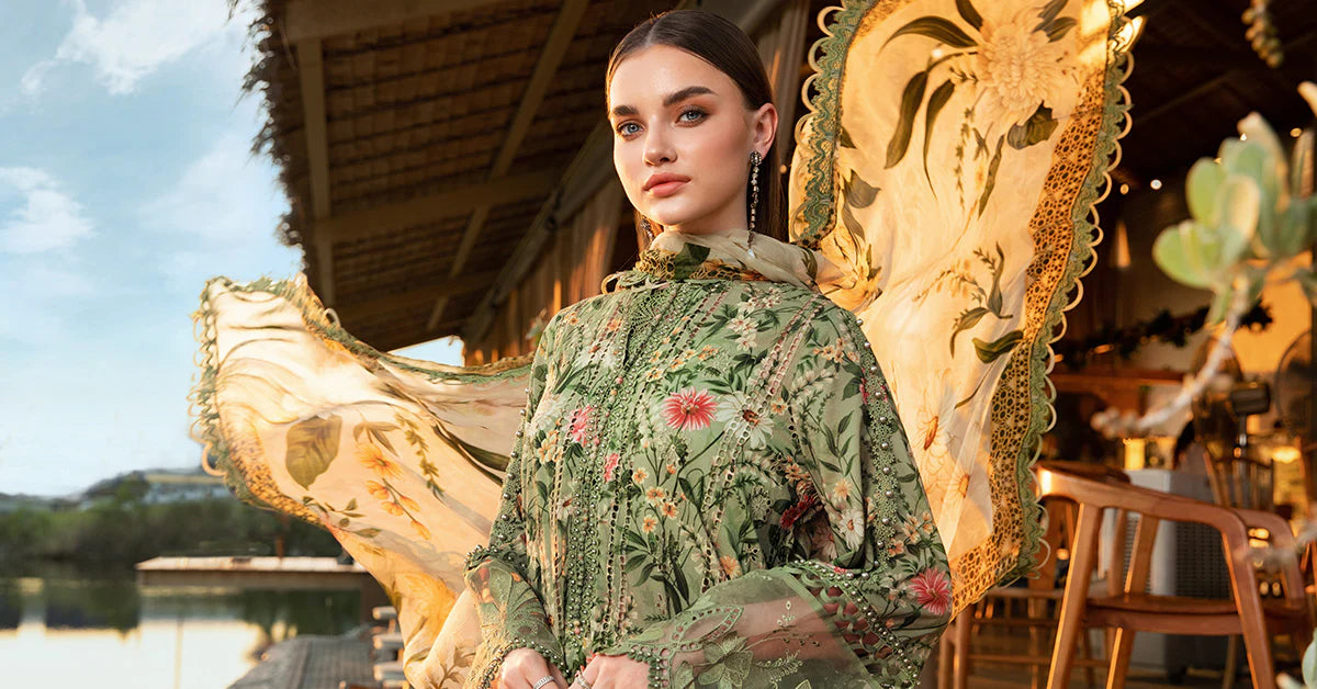 3 Piece Unstitched Lawn Suit | MPT-2508-B