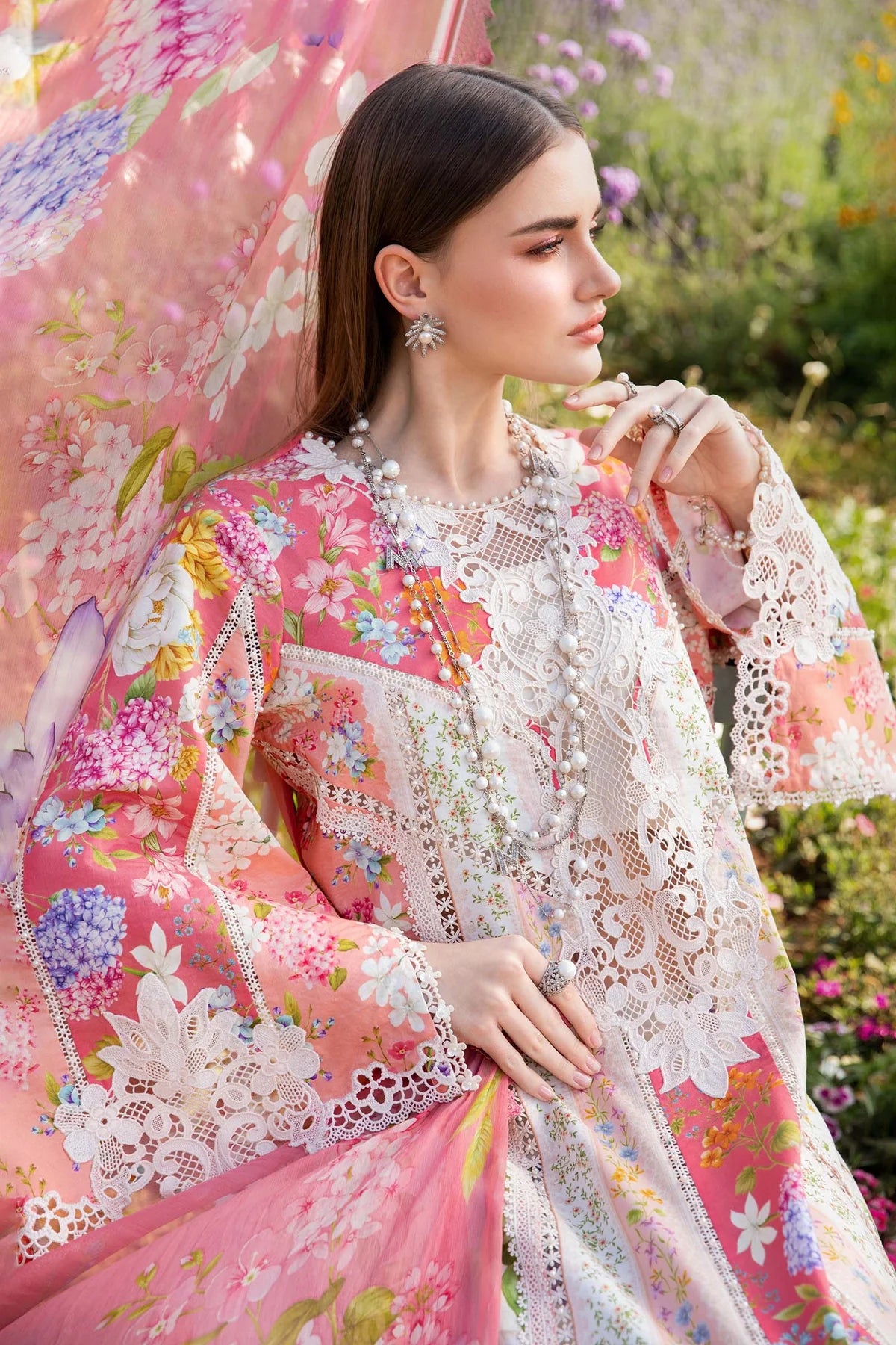 3 Piece Unstitched Lawn Suit | MPT-2509-B