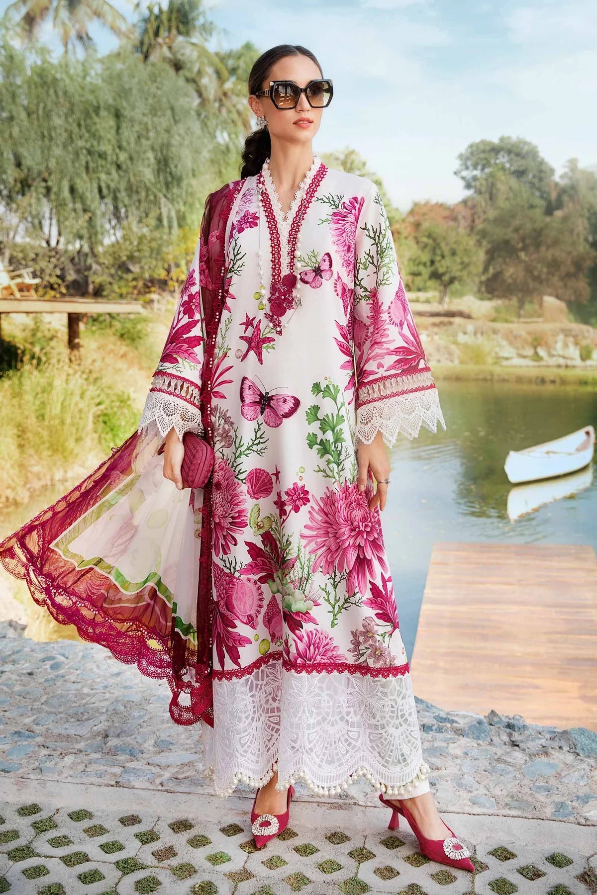 3 Piece Unstitched Lawn Suit | MPT-2510-A