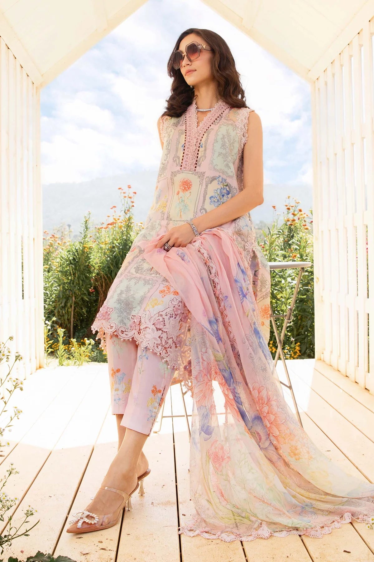 3 Piece Unstitched Lawn Suit | MPT-2511-A