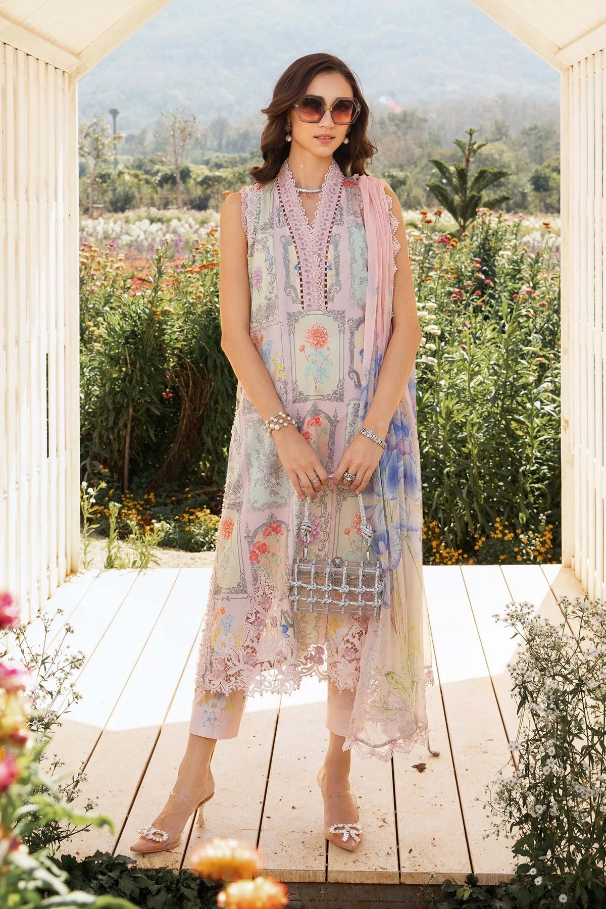 3 Piece Unstitched Lawn Suit | MPT-2511-A