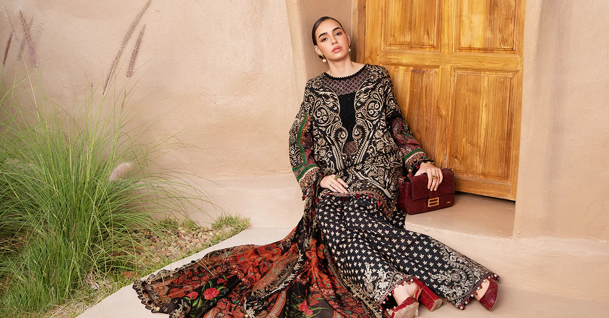 3 Piece Unstitched Lawn Suit | MPT-2512-B