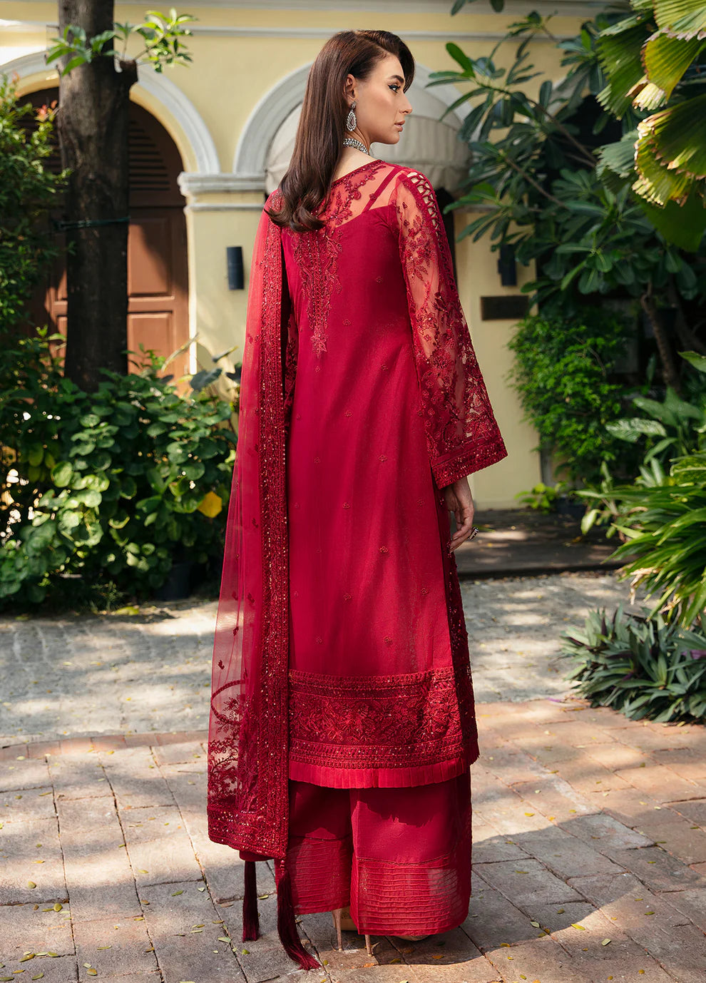 Gulaal Unstitched Embellished Organza Suit | Charlotte | SLC