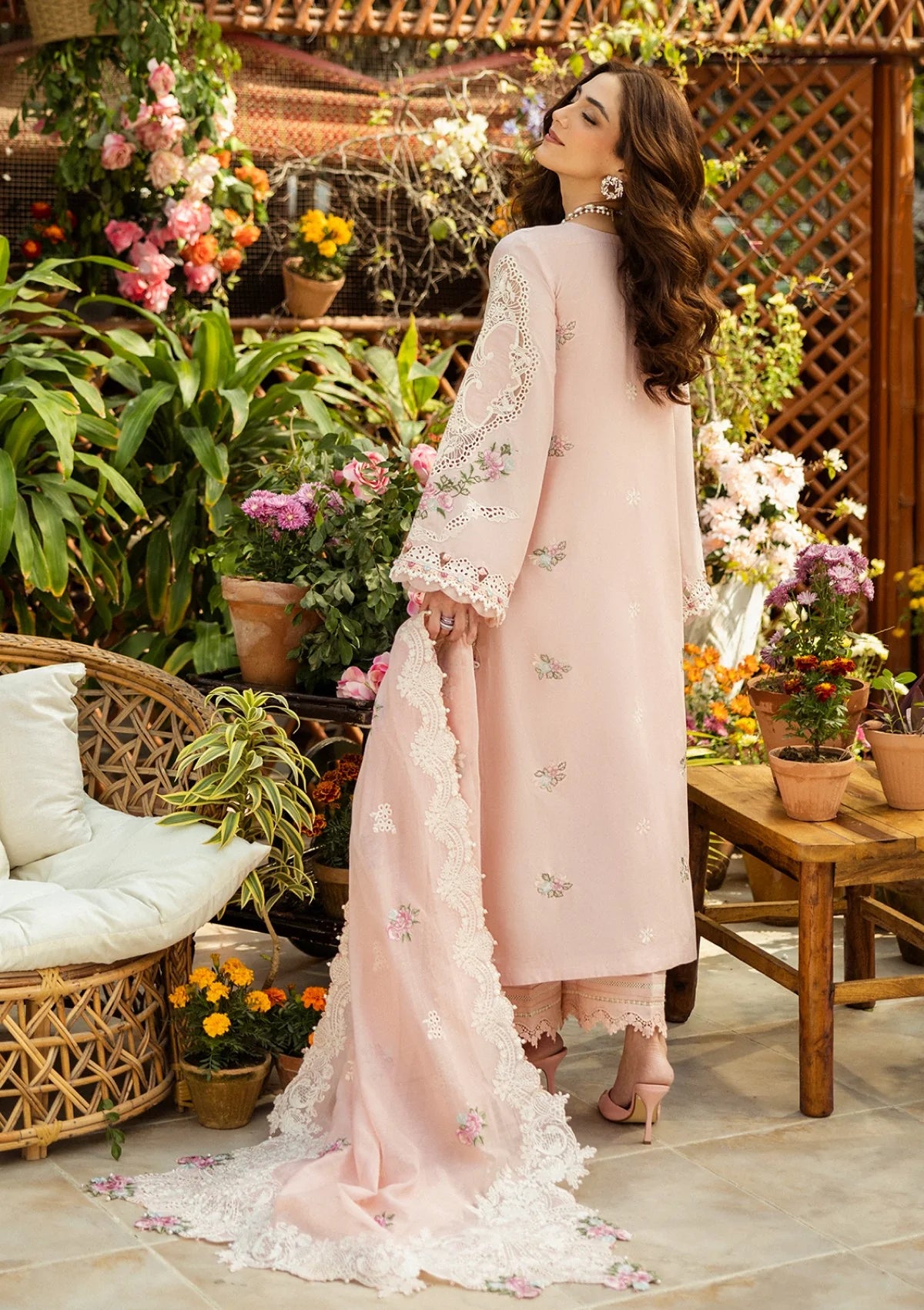 Elaf Luxury Lawn Unstitched Suit ELM#2A - Mahgul - SBC