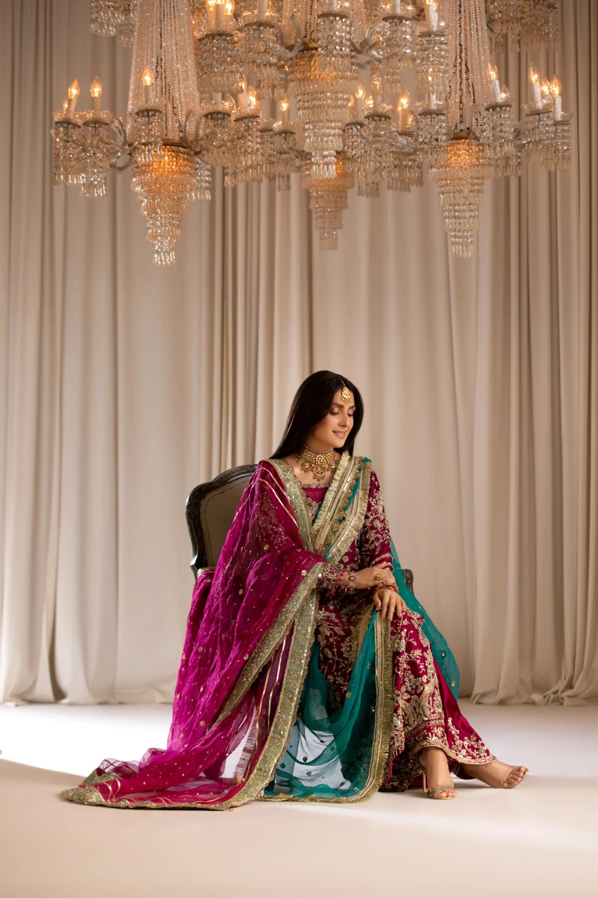 Tabyaa Unstitched Embellished Suit | Tabeer | SLC