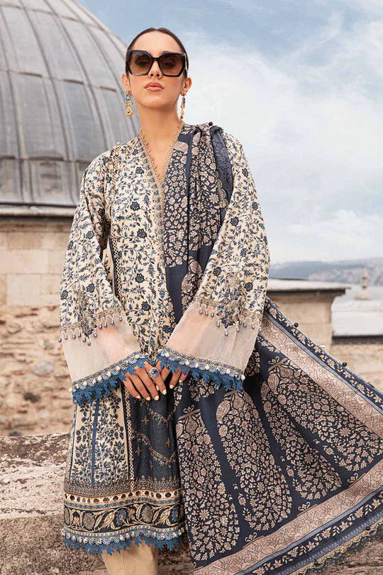 MARIA.B. 3 Piece Unstitched Suit | MPT-2302-A