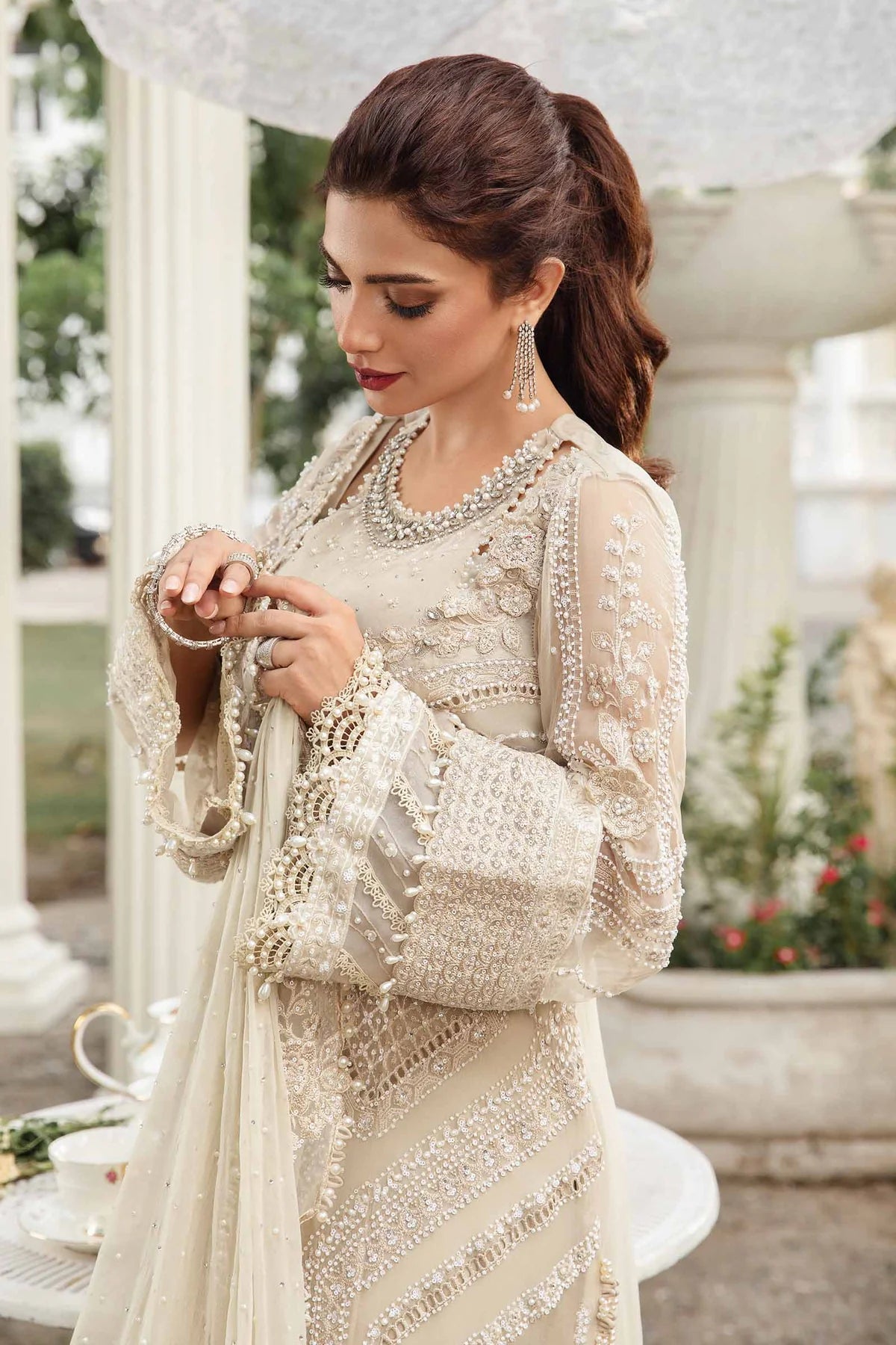 Unstitched Embroidered Chiffon Suit | MPC-24-104 | SLC