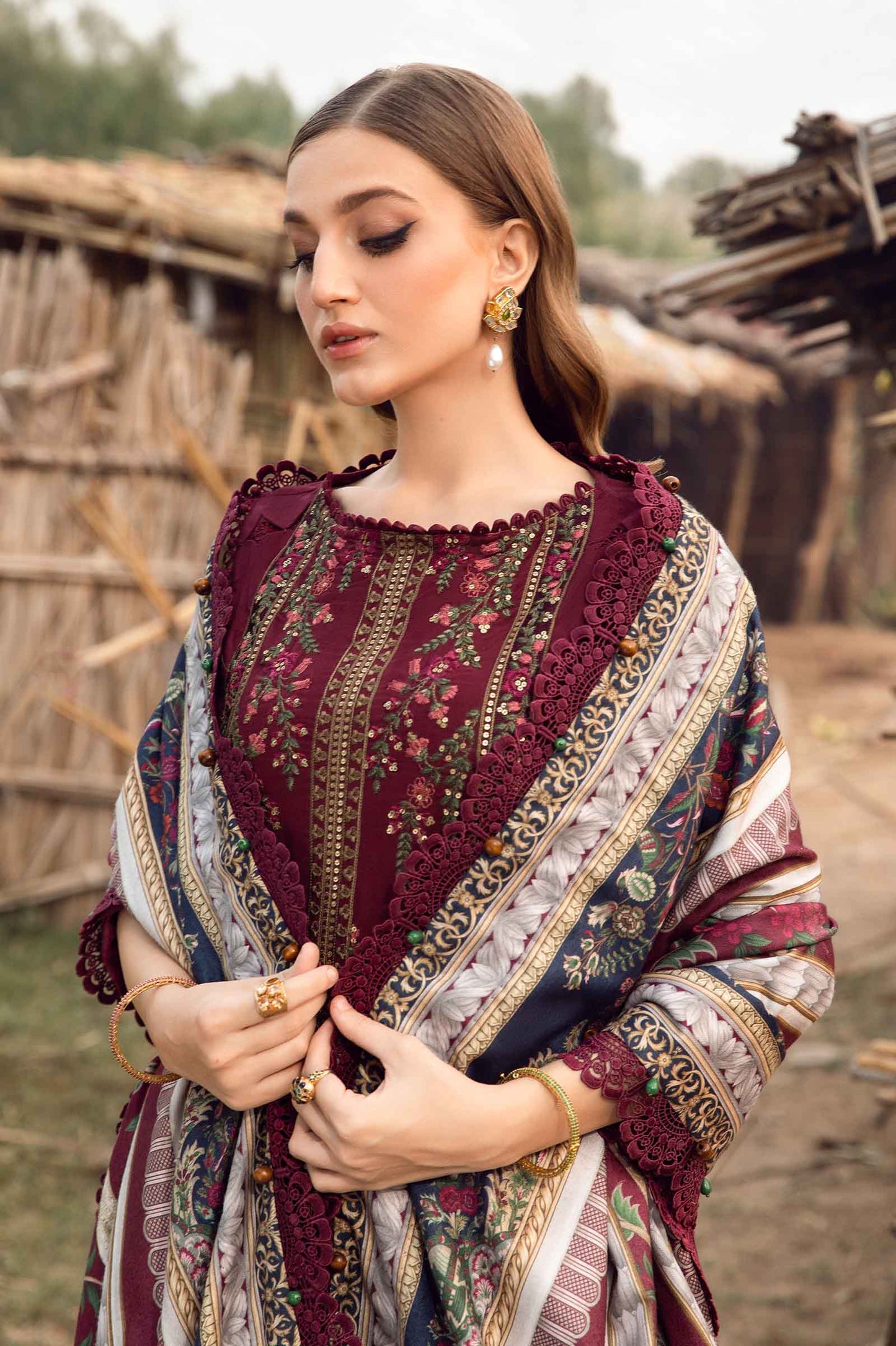 3 Piece Unstitched Lawn Suit | MPT-2406-B