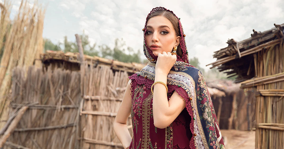 3 Piece Unstitched Lawn Suit | MPT-2406-B