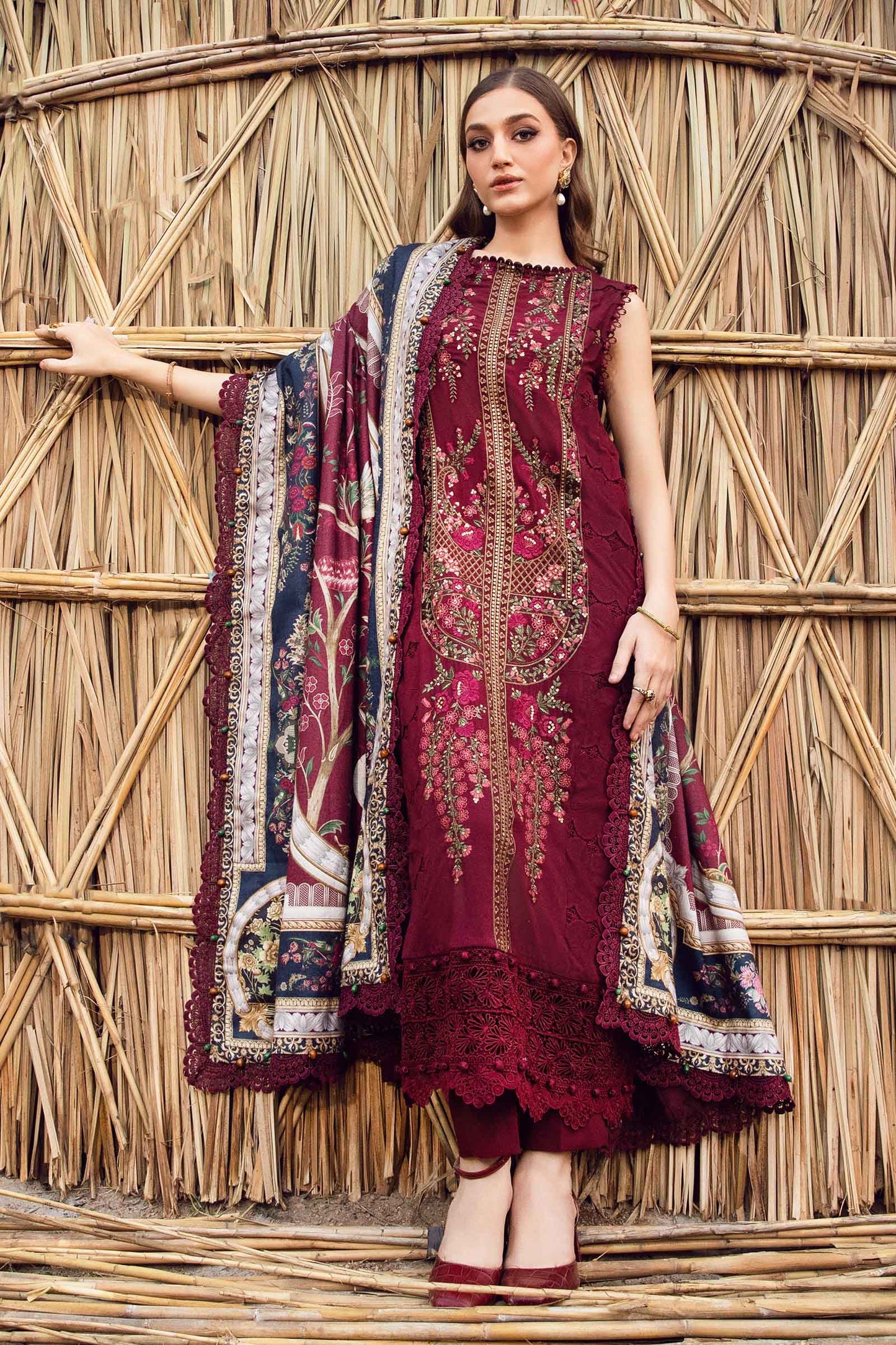 3 Piece Unstitched Lawn Suit | MPT-2406-B