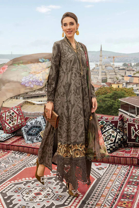 MARIA.B. 3 Piece Unstitched Suit | MPT-2307-A