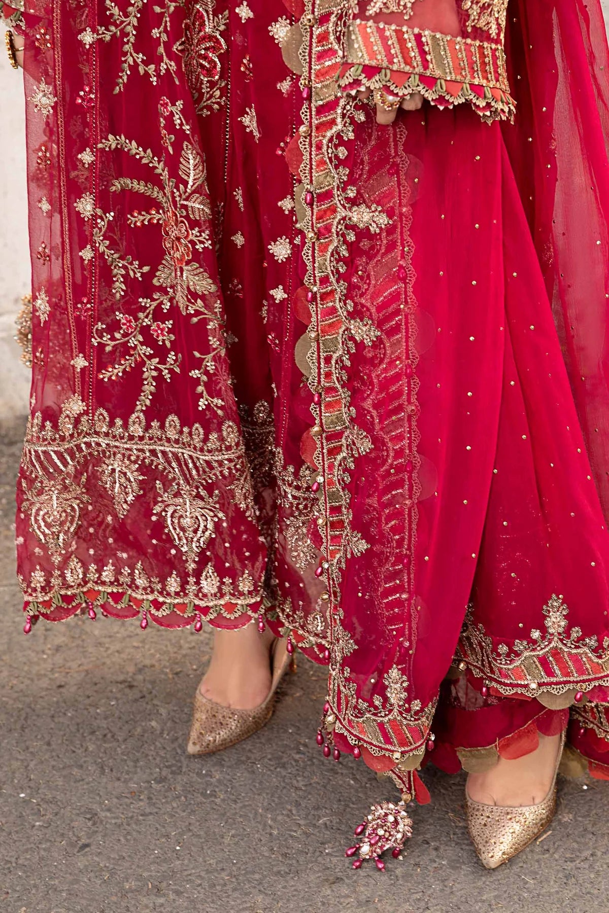 Unstitched Embroidered Chiffon Suit | MPC-24-107 | SLC