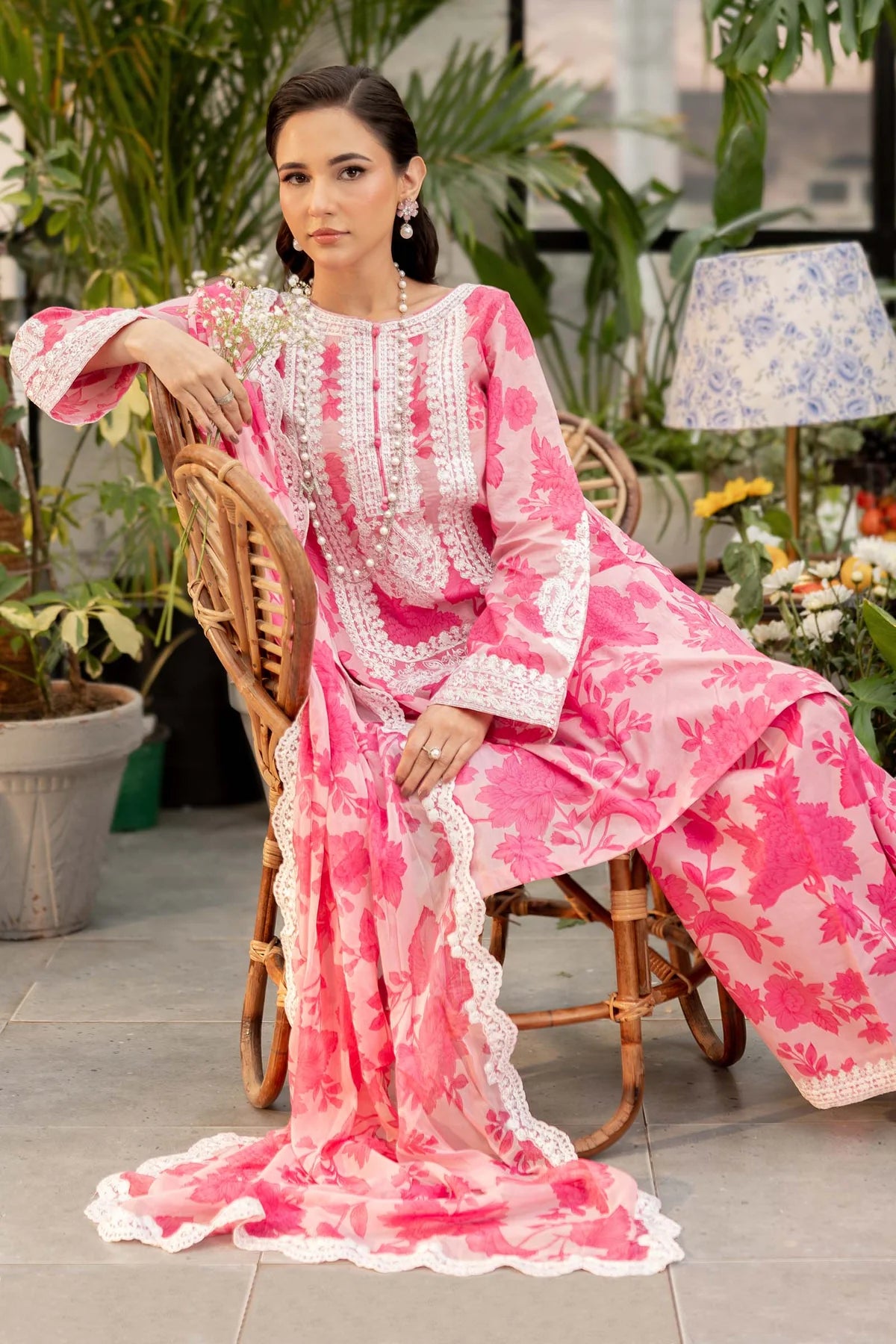 3 Piece Embroidered Unstitched suit | DW-EF25-124 | MPT