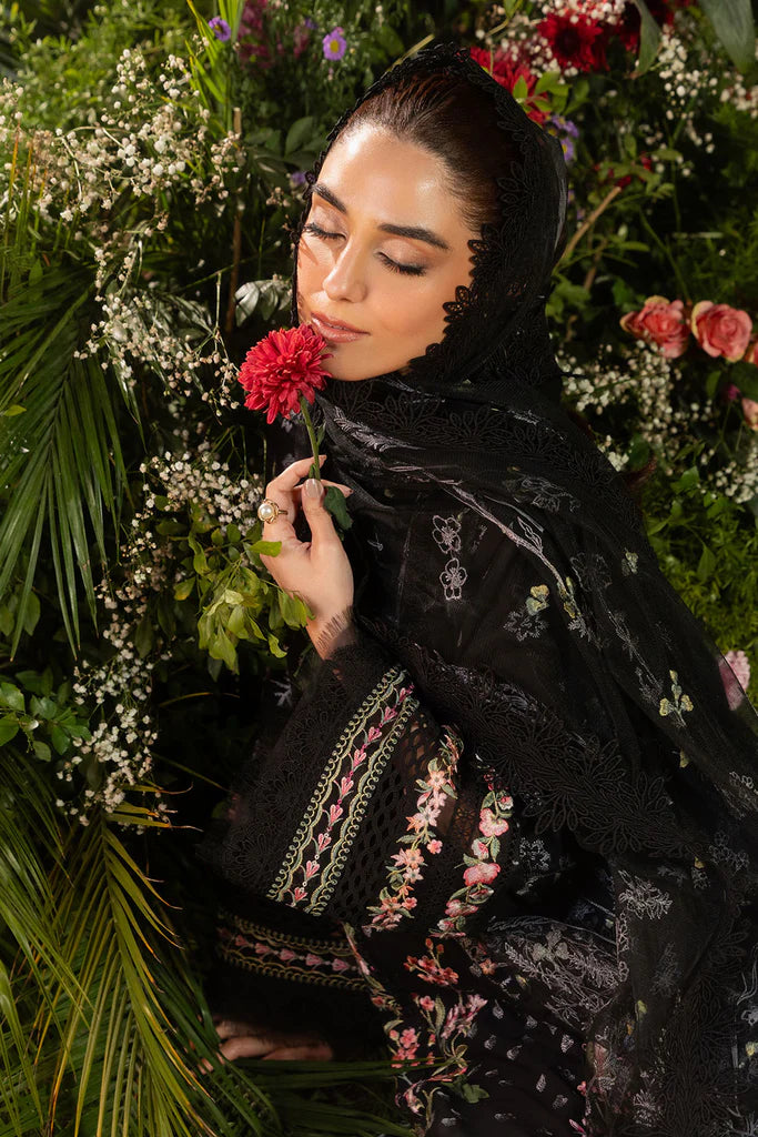 Sobia Nazir 3 Piece Unstitched Suit - Luxury Lawn 25 | L25-14B | SML
