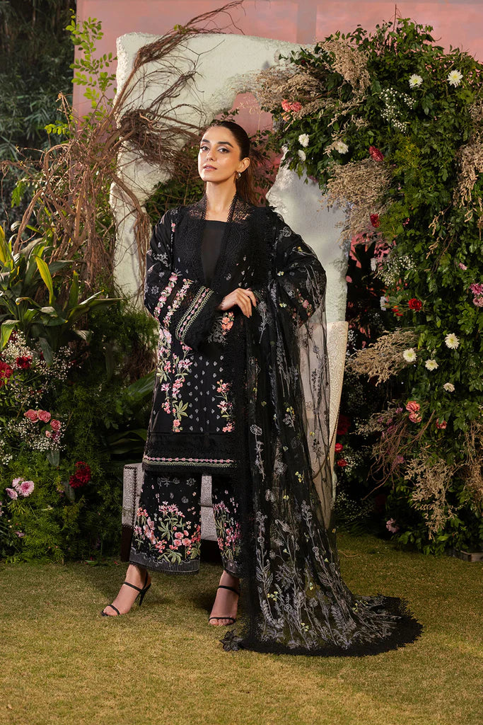Sobia Nazir 3 Piece Unstitched Suit - Luxury Lawn 25 | L25-14B | SML