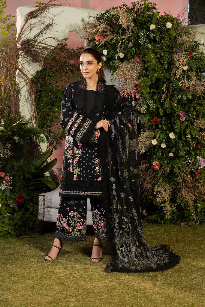 Sobia Nazir 3 Piece Unstitched Suit - Luxury Lawn 25 | L25-14B | SML