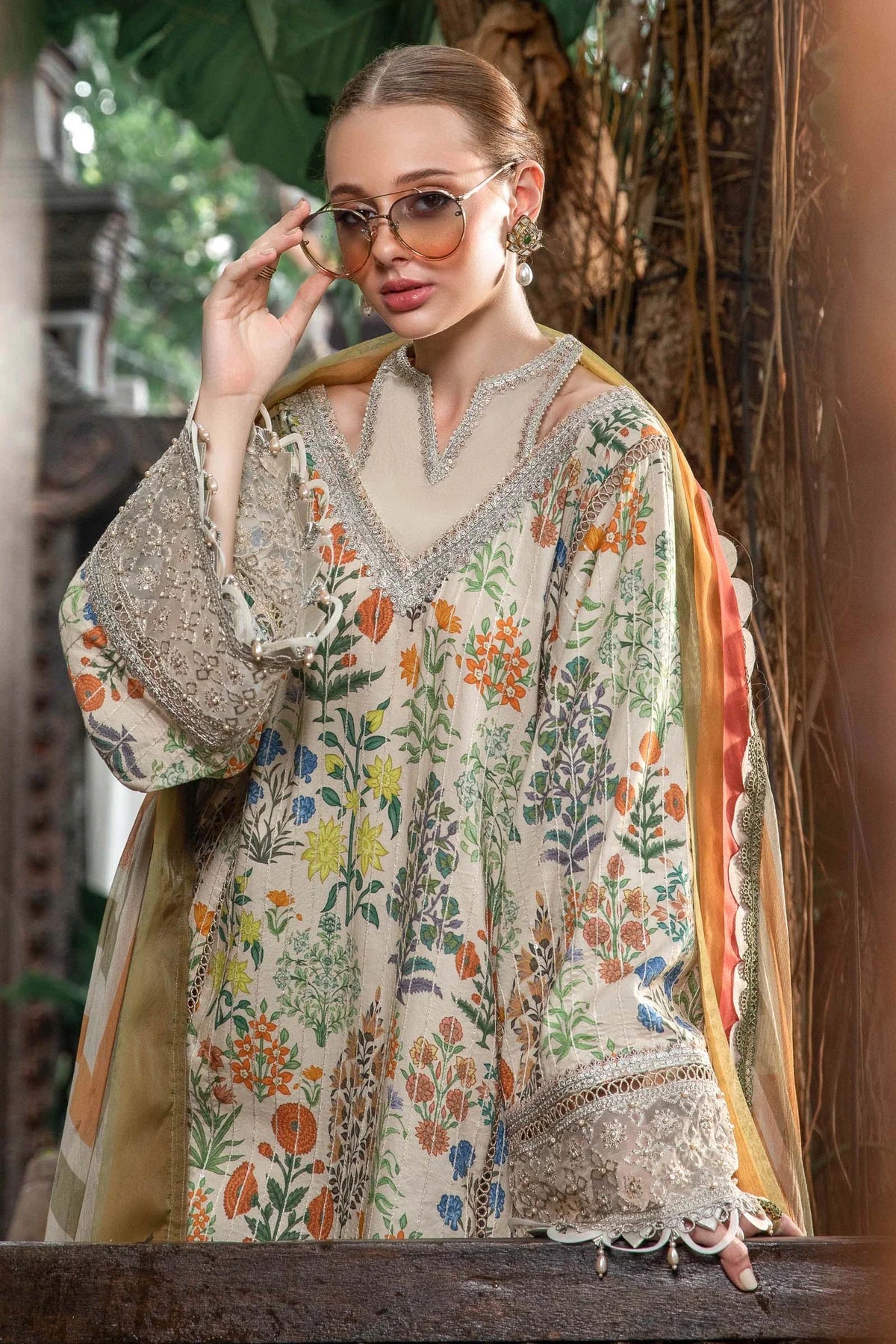 3 Piece Unstitched | MPT-1808-A