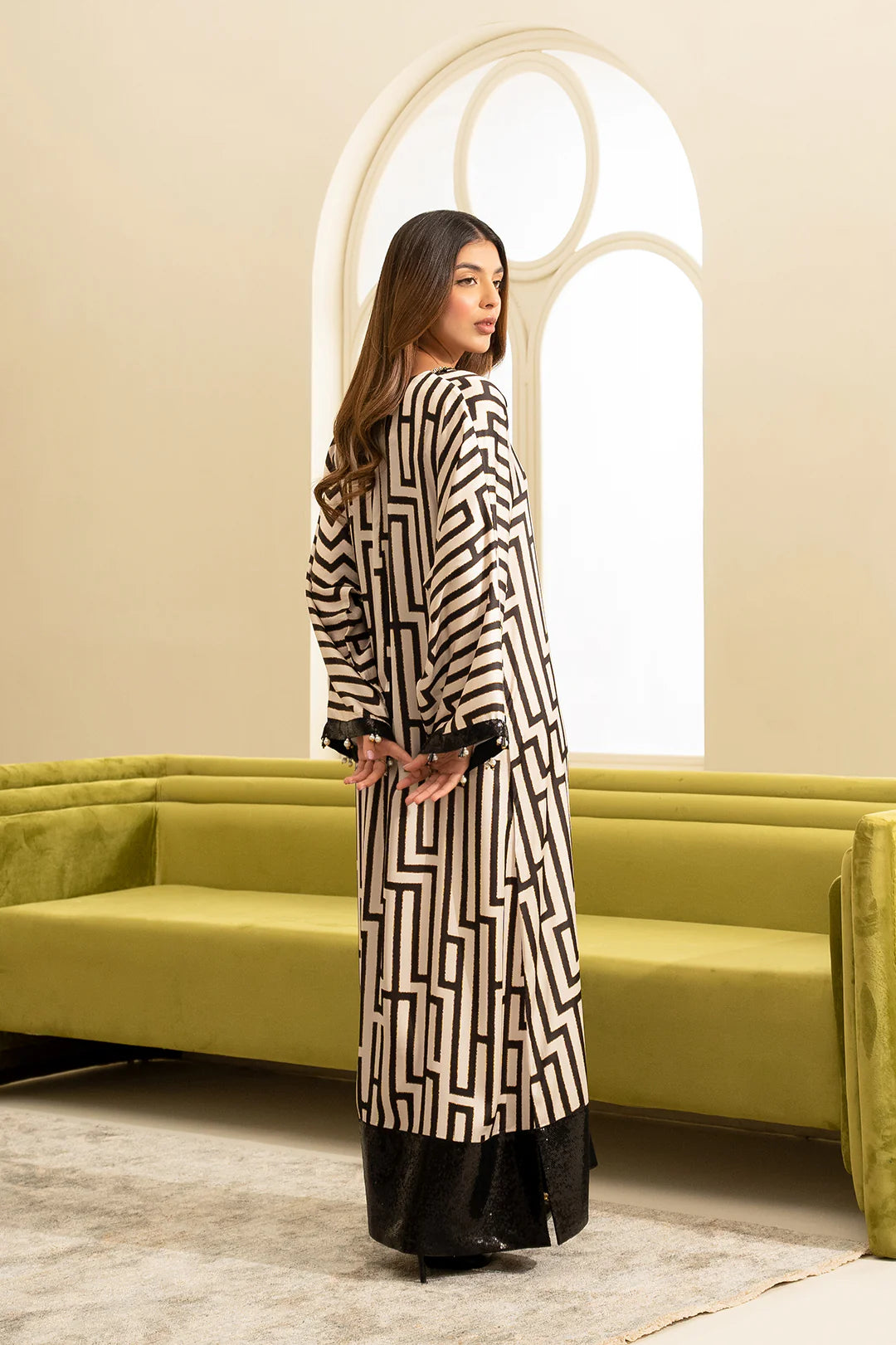 Lulusar Silk off-white and black - SBC