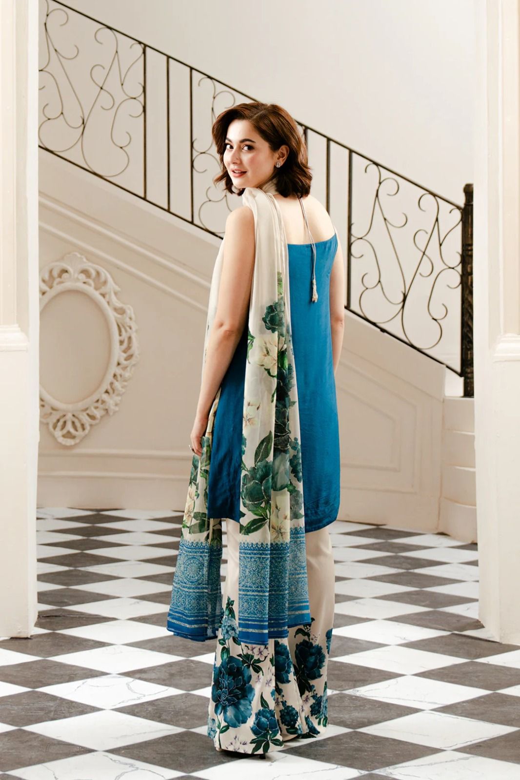 Lulusar Silk Digital Printed Suit - SBC