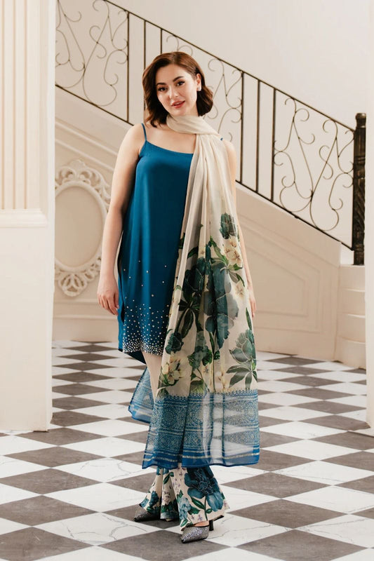 Lulusar Silk Digital Printed Suit - SBC