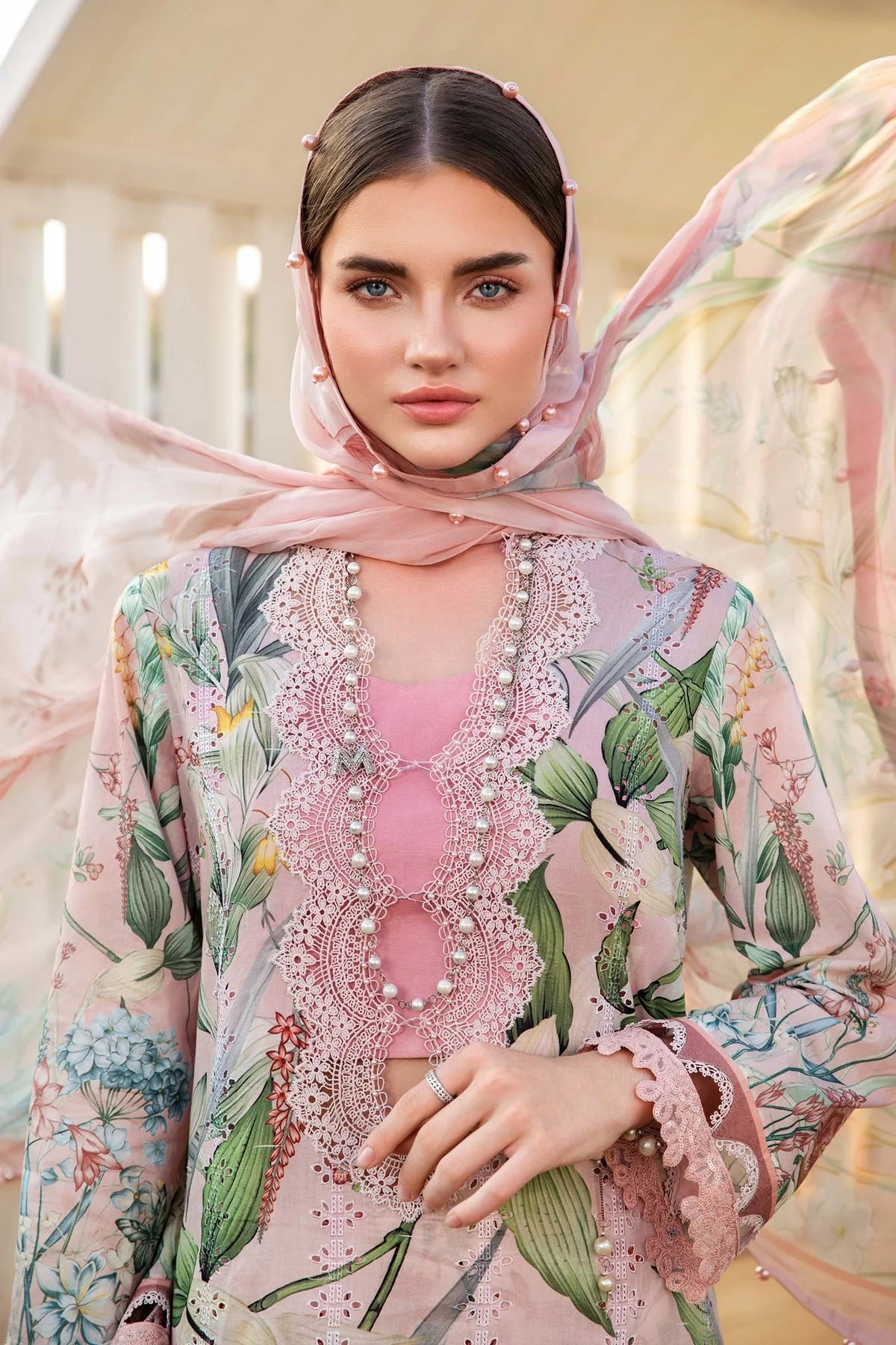 3 Piece Unstitched Lawn Suit | MPT-2502-A