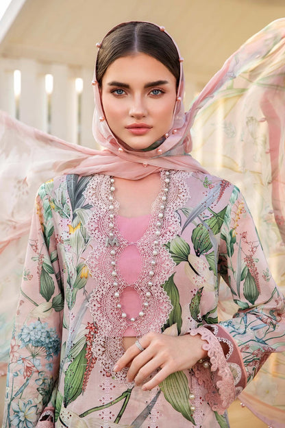 3 Piece Unstitched Lawn Suit | MPT-2502-A
