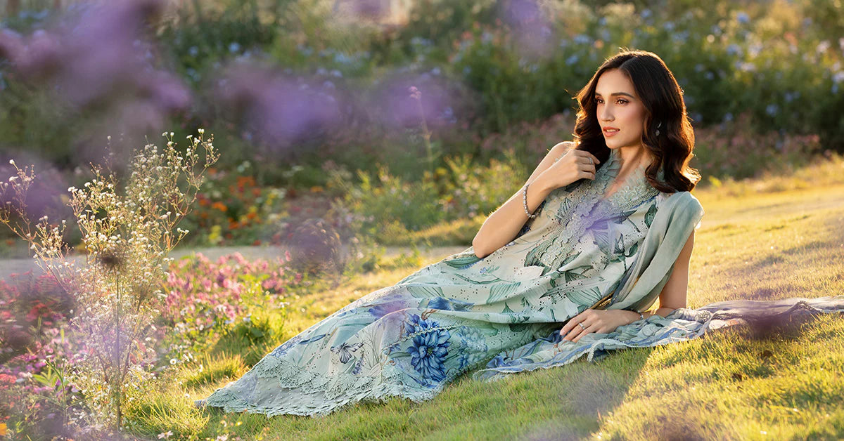 3 Piece Unstitched Lawn Suit | MPT-2502-B