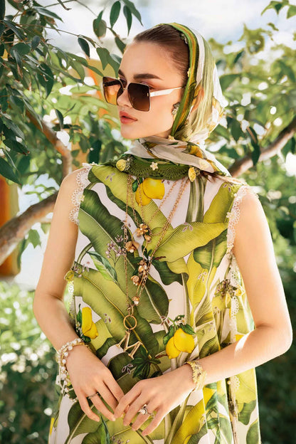 3 Piece Unstitched Lawn Suit | MPT-2503-A