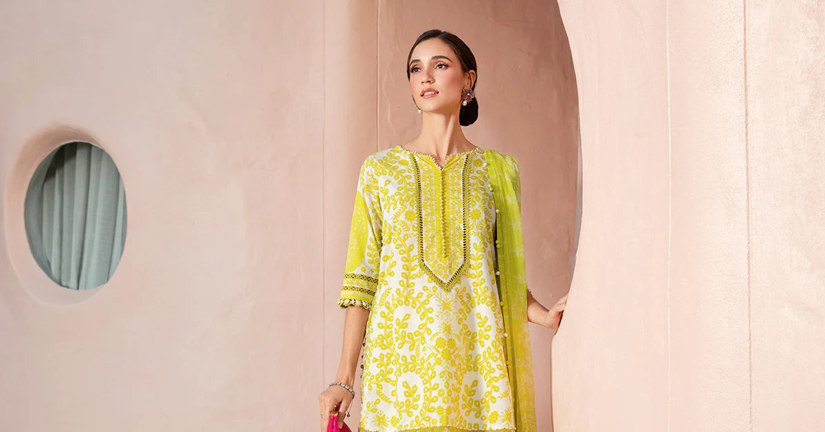 3 Piece Unstitched Lawn Suit | MPT-2504-A