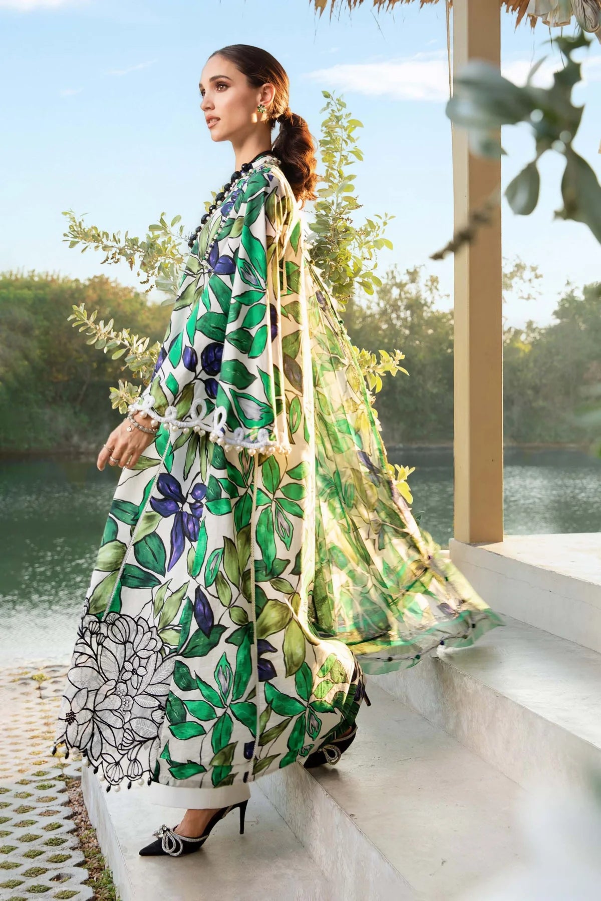 3 Piece Unstitched Lawn Suit | MPT-2505-A