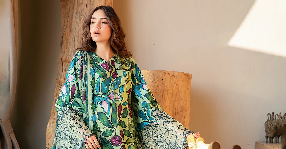 3 Piece Unstitched Lawn Suit | MPT-2505-B