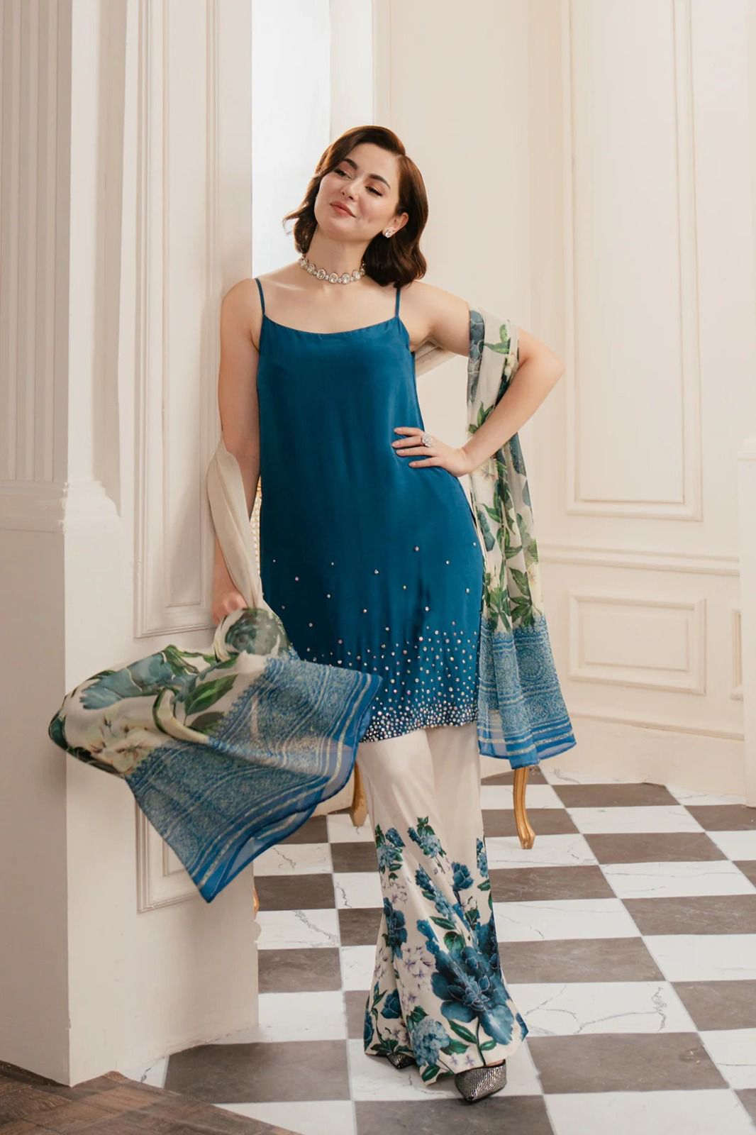 Lulusar Silk Digital Printed Suit - SBC