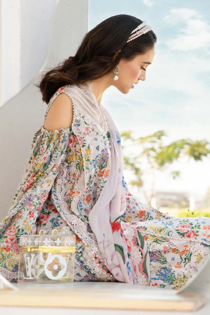 3 Piece Unstitched Lawn Suit | MPT-2507-A