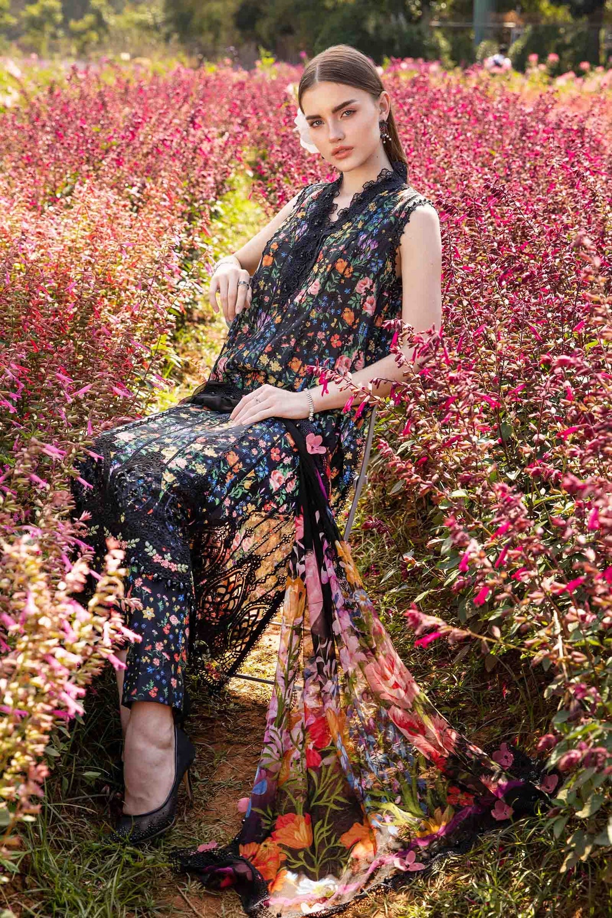 3 Piece Unstitched Lawn Suit | MPT-2507-B
