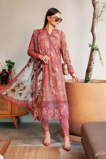 3 Piece Unstitched Lawn Suit | MPT-2508-A
