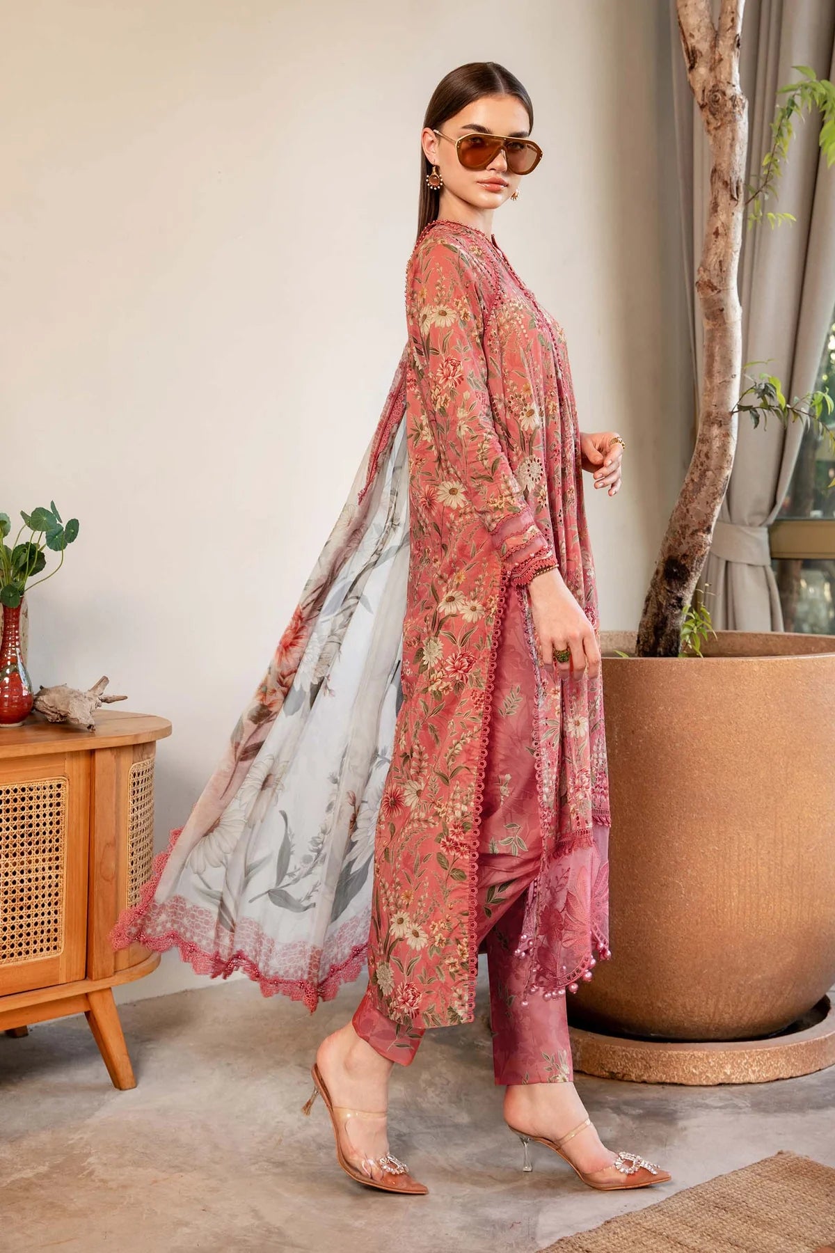 3 Piece Unstitched Lawn Suit | MPT-2508-A