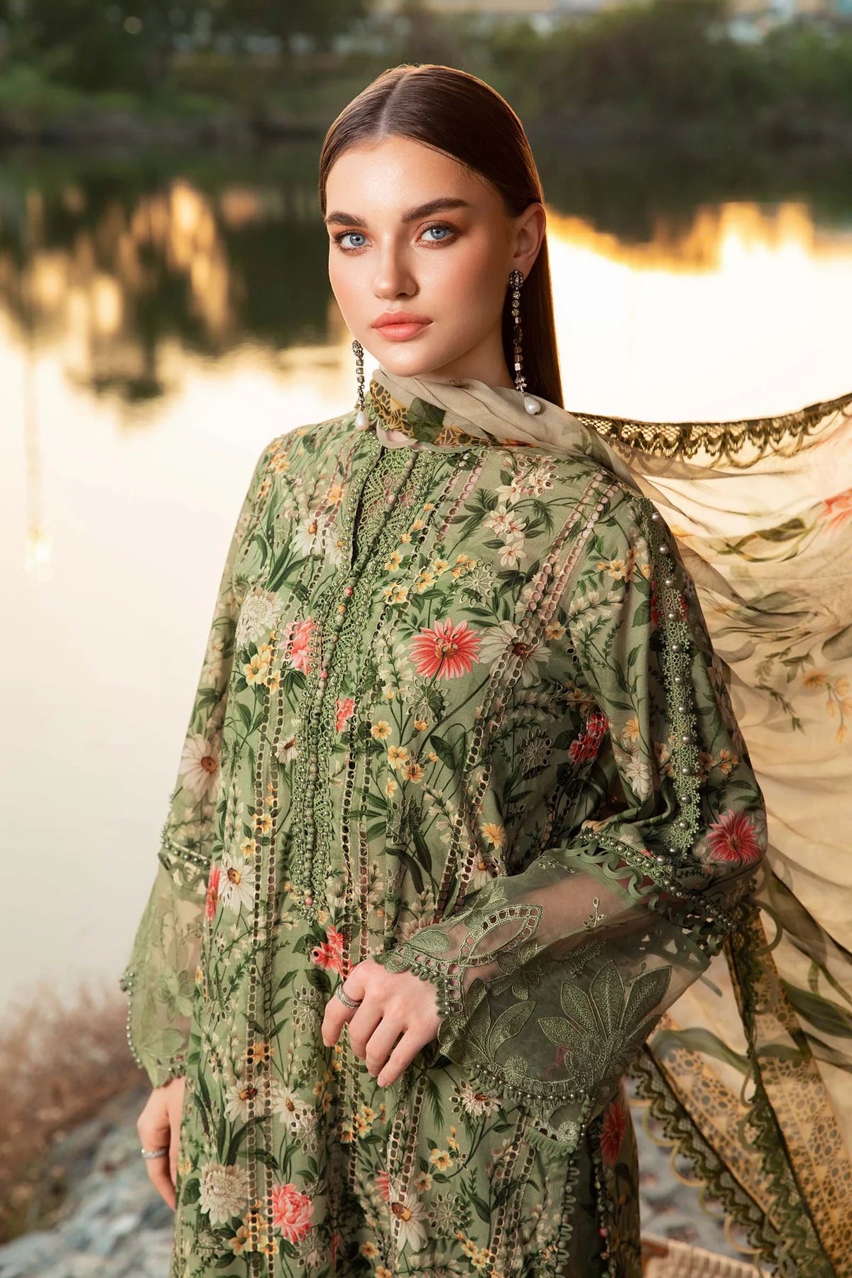 3 Piece Unstitched Lawn Suit | MPT-2508-B