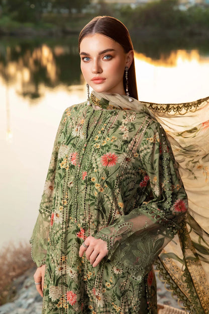 3 Piece Unstitched Lawn Suit | MPT-2508-B