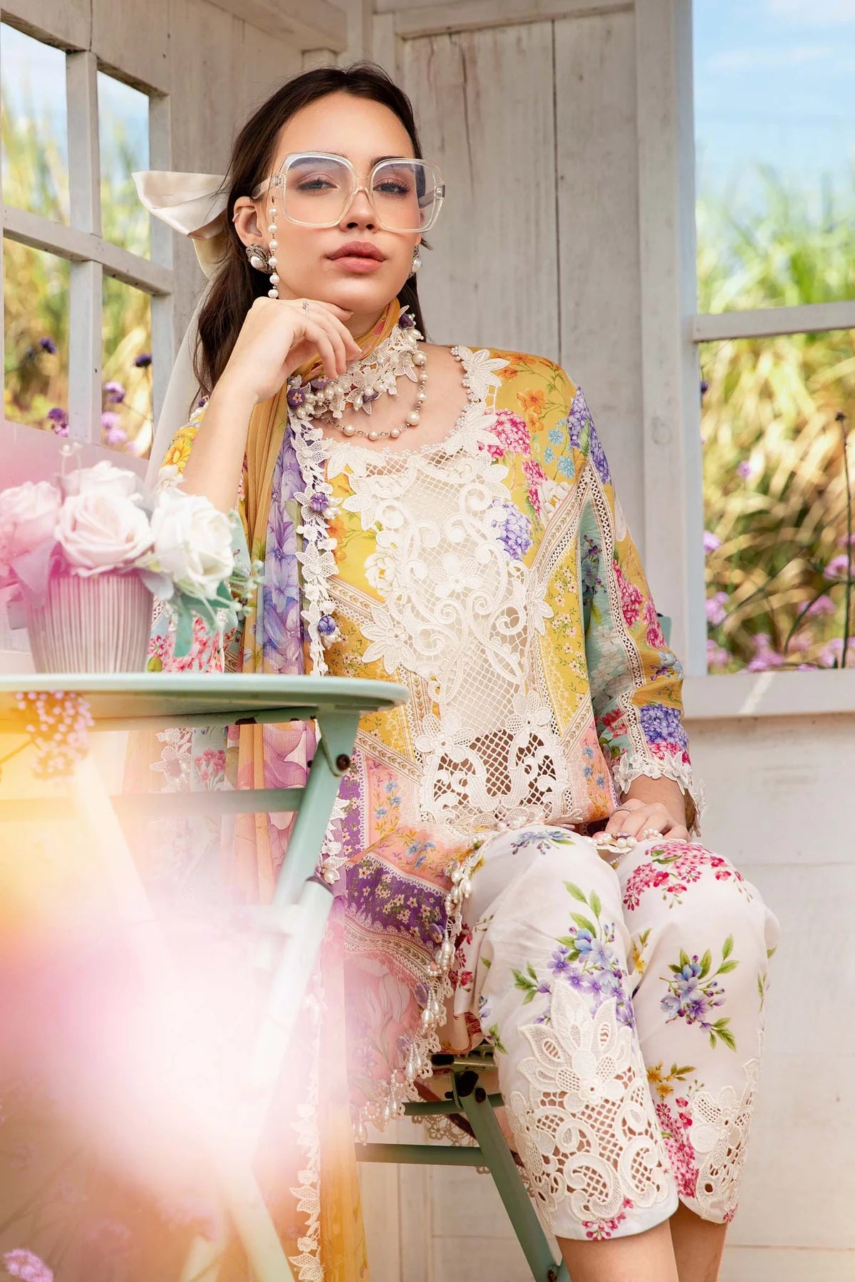 3 Piece Unstitched Lawn Suit | MPT-2509-A