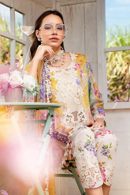 3 Piece Unstitched Lawn Suit | MPT-2509-A