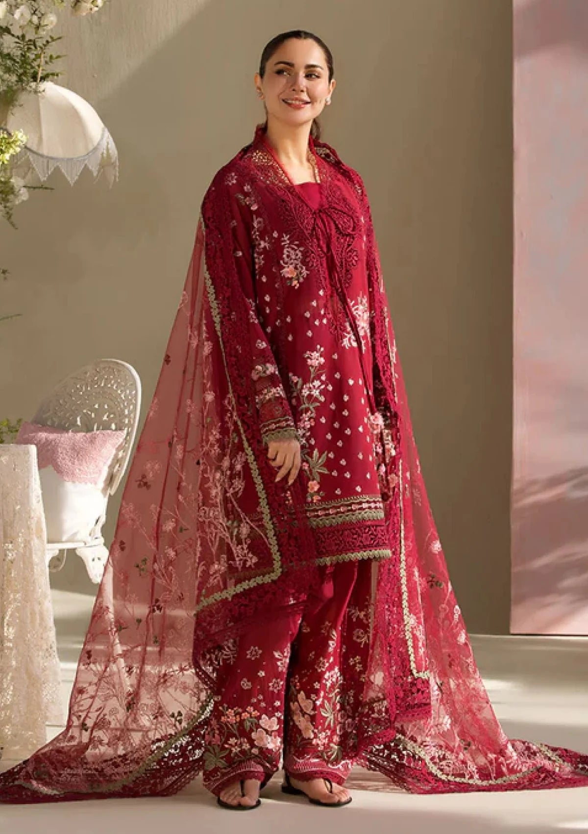Sobia Nazir 3 Piece Unstitched Suit - Luxury Lawn 25 | SNLL#14A | SML