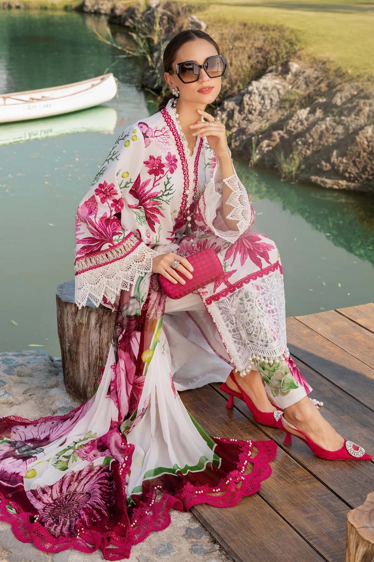 3 Piece Unstitched Lawn Suit | MPT-2510-A
