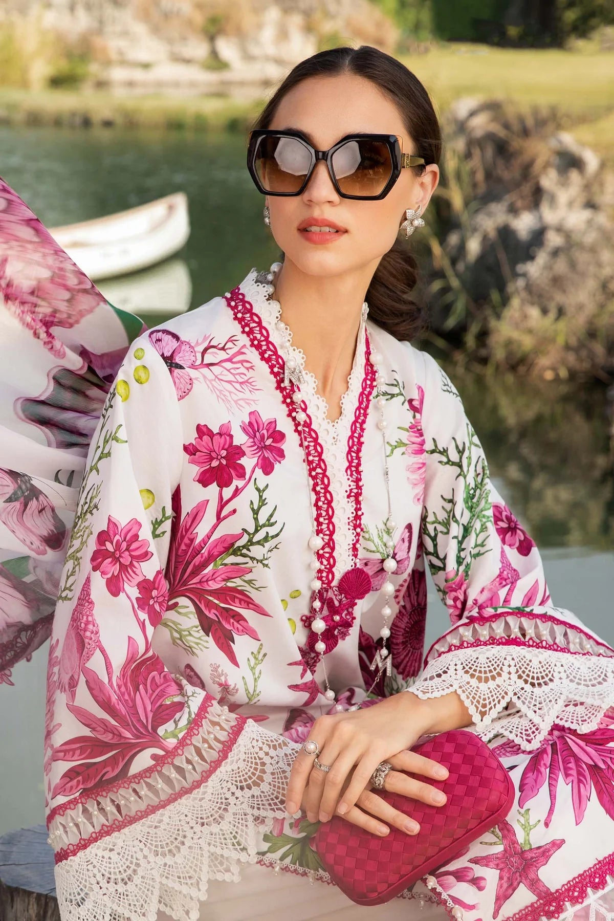 3 Piece Unstitched Lawn Suit | MPT-2510-A