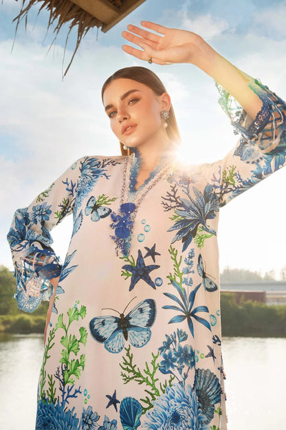 3 Piece Unstitched Lawn Suit | MPT-2510-B