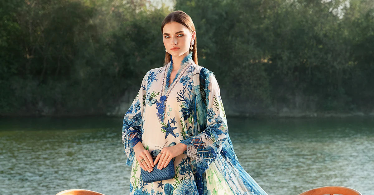 3 Piece Unstitched Lawn Suit | MPT-2510-B