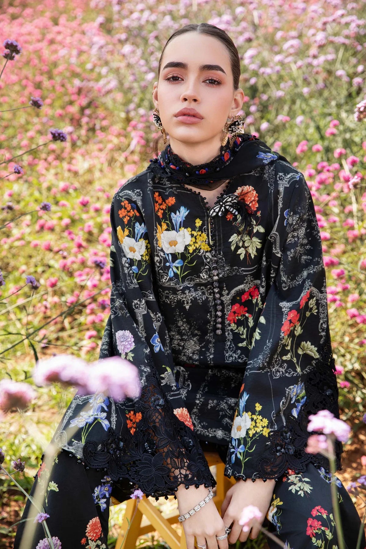 3 Piece Unstitched Lawn Suit | MPT-2511-B