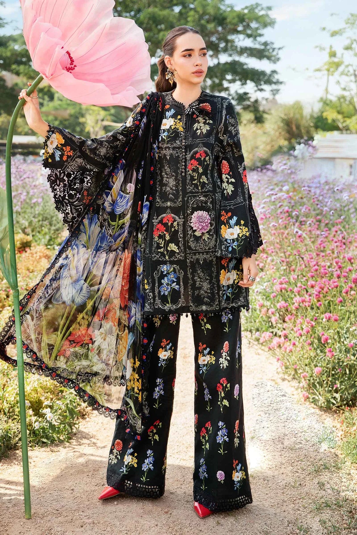 3 Piece Unstitched Lawn Suit | MPT-2511-B