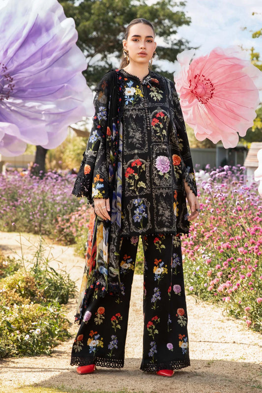 3 Piece Unstitched Lawn Suit | MPT-2511-B